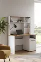 Bureau pour jeunes et enfants en bois blanc, bureau pour joueurs, bureau d'ordinateur, ensemble de chambre d'enfant