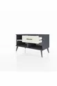 Commode Hyperion à une étagère et un tiroir, anthracite-pierre de lune