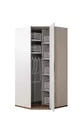 Chambre d'enfant - Armoire à 5 portes avec miroir, lit, table de chevet, bureau, bibliothèque