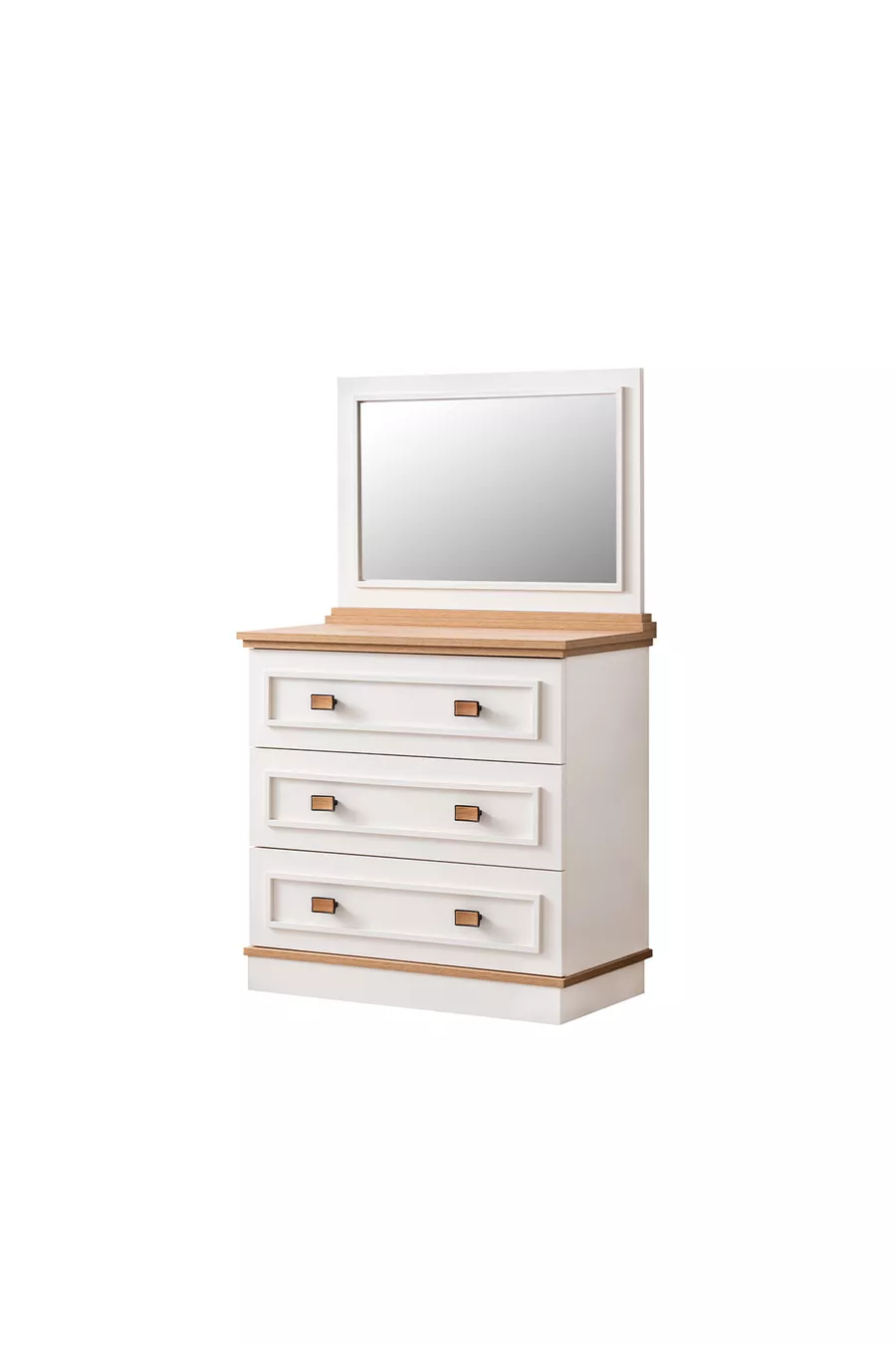 Ensemble de chambre jeune, armoire Zenit à 3 portes, lit à barreaux avec tiroirs, commode