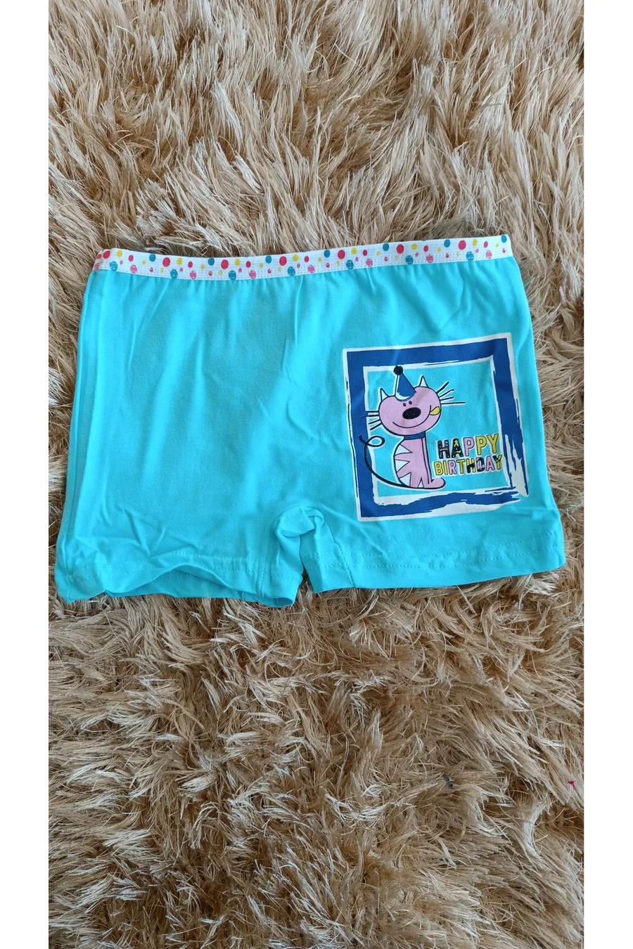 BOXER EN MAILLE ÉLASTIQUE POUR FILLE