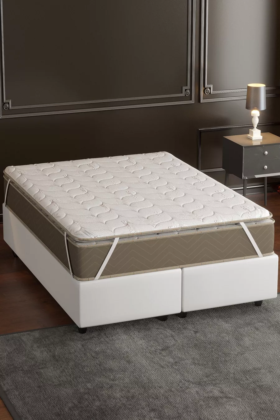 Protège-matelas, Matelas en bambou entièrement orthopédique, Surmatelas