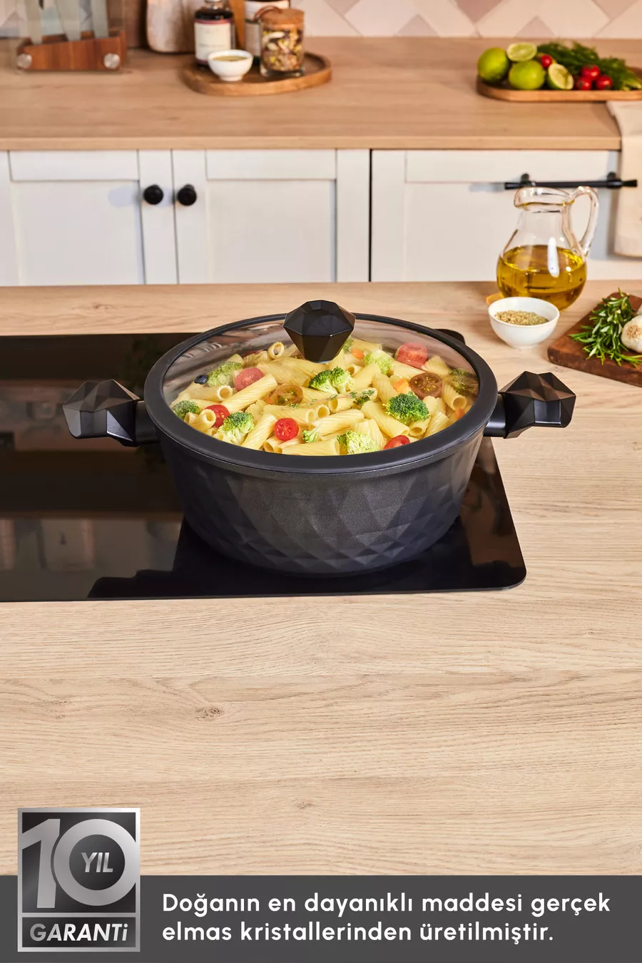 Casserole avec poignée antibactérienne Biodiamond  cm