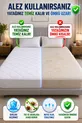 Protège-matelas en microfibre matelassé, bord complet, étanche aux liquides, pour lit simple et double