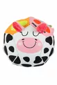 Balle en peluche douce pour bébé | Balle de développement XL avec design vache ( cm)