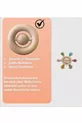 Anneau de dentition pour bébé (DENTIER DE COULEUR BEIGE)