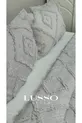 Housse de lit scandinave Jasmine pour lit double  et 2 oreillers argent gris