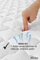 Drap-housse protecteur de matelas matelassé  % coton, bord complet ajusté, rembourré de fibre, pour lit simple et double