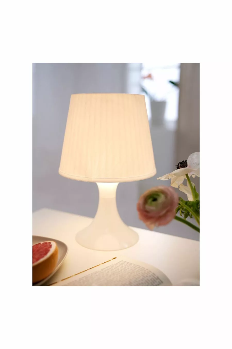 Lampe de chevet, blanche