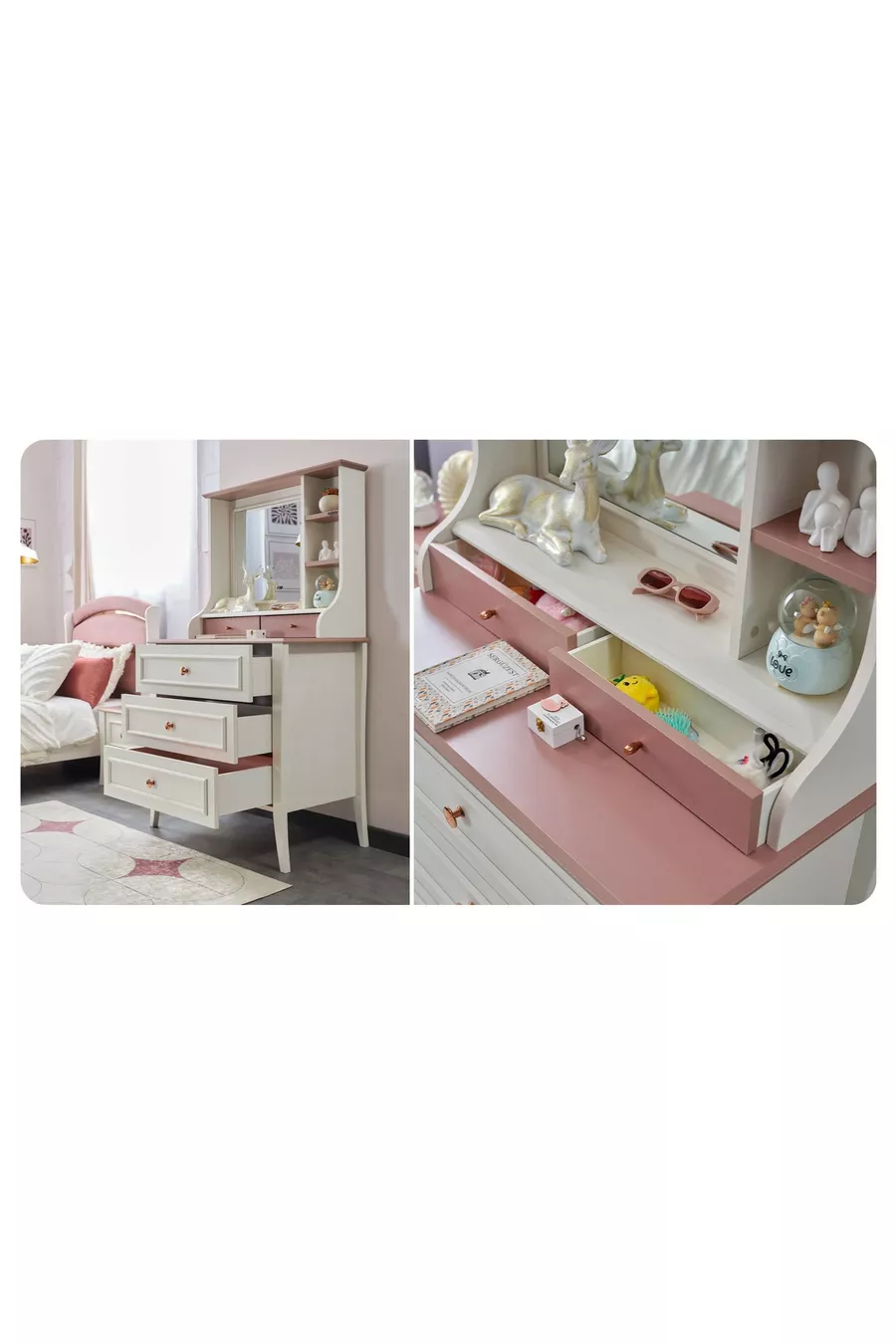 Commode Ruby avec miroir