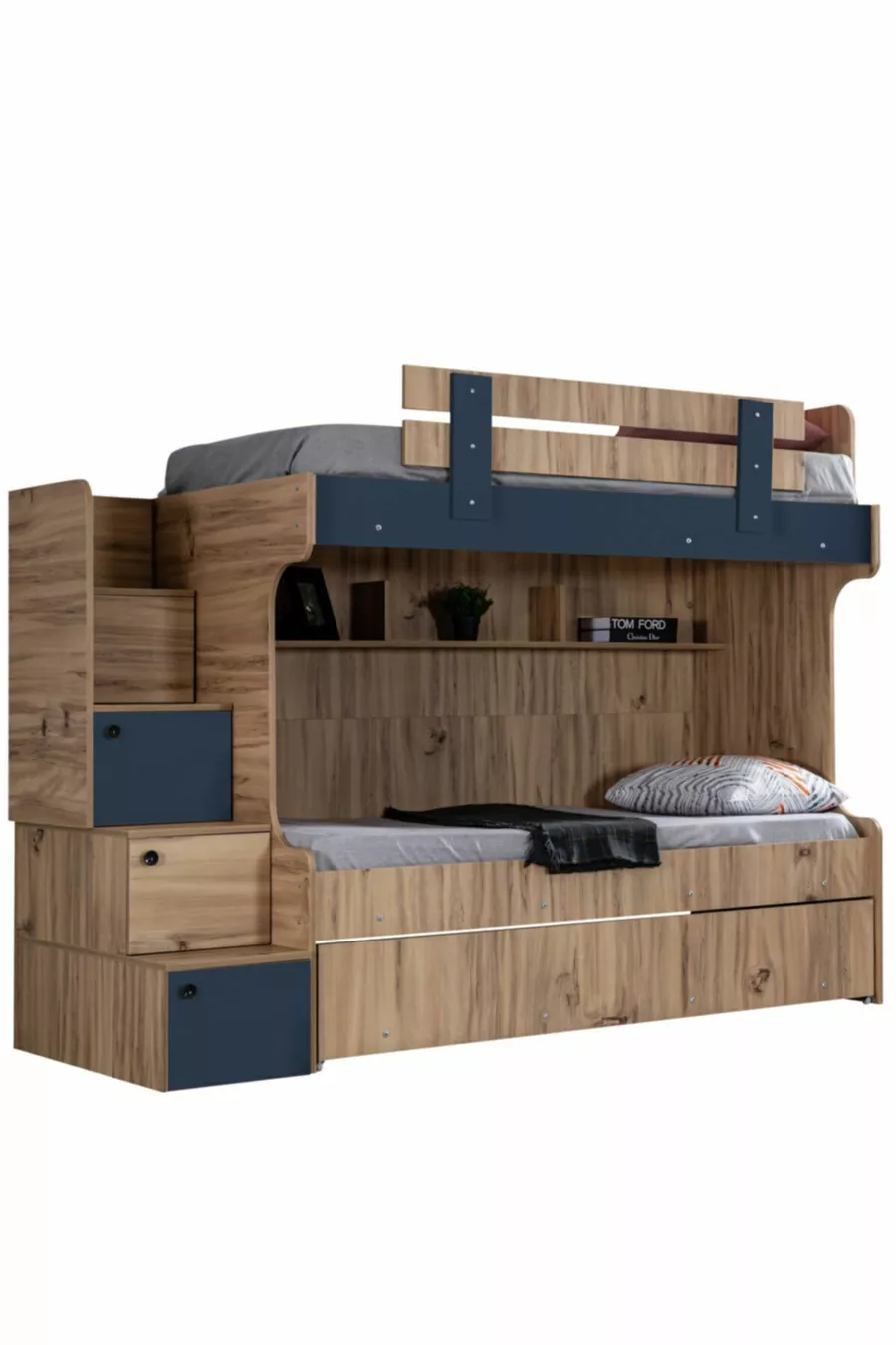 Lits superposés, Lit superposé pour enfants Riva 3 matelas confort