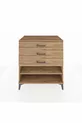 Commode Kronos à une étagère et 3 tiroirs en pin-pin