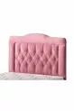 Tête de lit en tissu rose de luxe Vogue pour une personne  cm