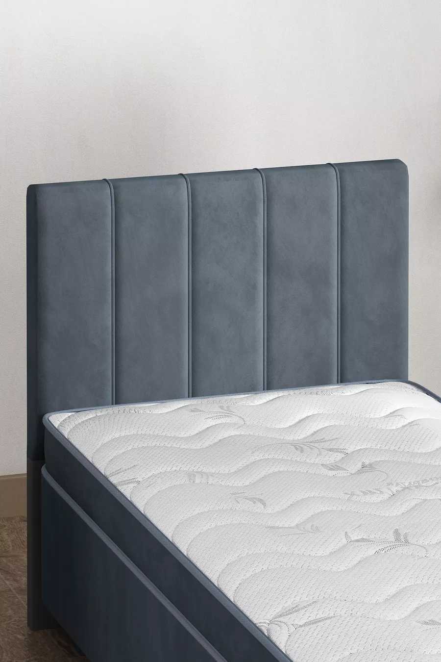Housse de tête de lit, Housse de tête de lit Lavinya Anthracite