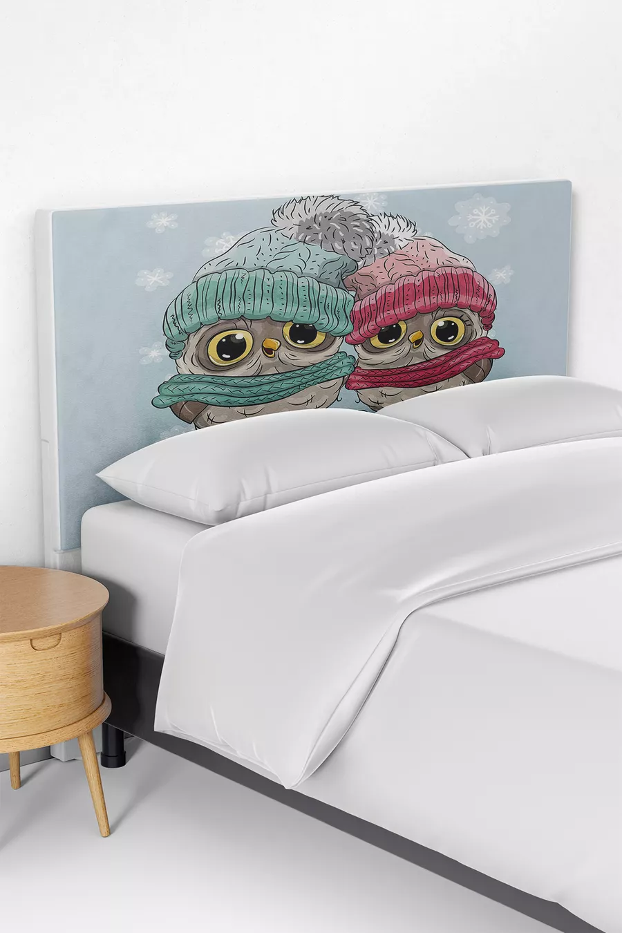 Housse de tête de lit enfant à motif hibou