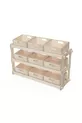 - Étagère en boîte en bois modulaire, organique, peignable, portable, design personnalisé, équipement