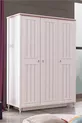 Chambre d'Ezgi Genç, Armoire 3 portes, Lit, Table de chevet, Bureau
