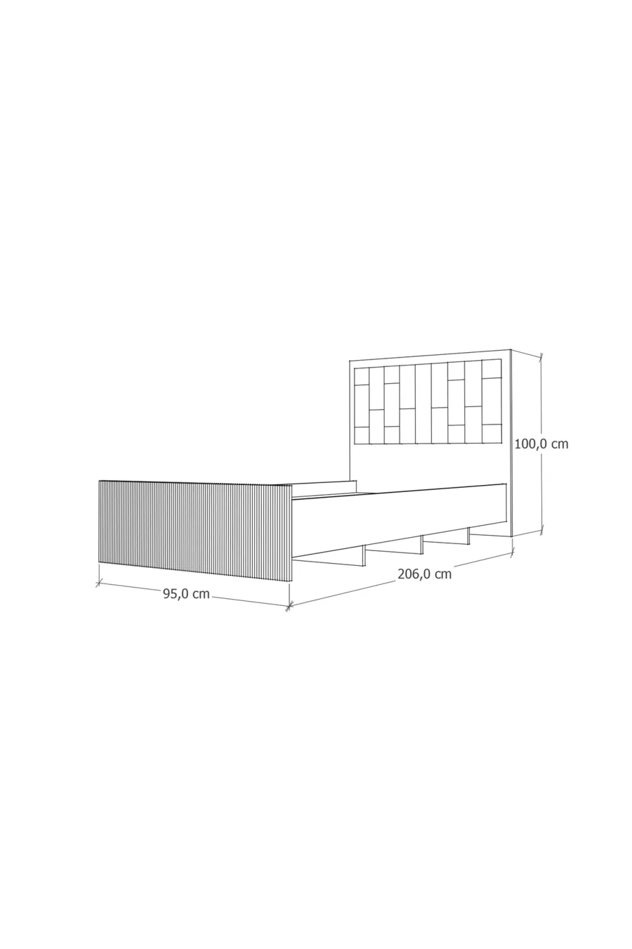 ENSEMBLE CHAMBRE JEUNE MILAS, 3 PORTES