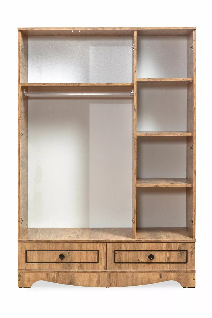 Chambre Jeune Fille Papatya - Armoire 3 Portes, Lit avec Sommier, Bureau - 