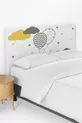 Housse de tête de lit avec motif de ballons pour chambre d'enfant