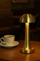Lampe de bureau rechargeable à 3 couleurs de lumière dimmable OR Boîtier doré 