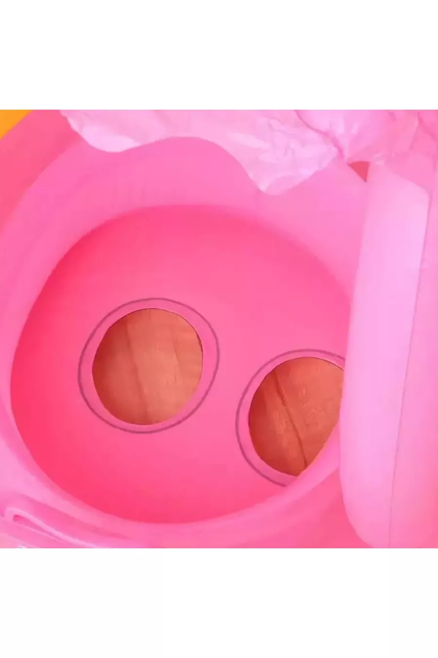 Bouée pour bébé avec tente ombragée Enfant Bouée de mer Bouée de bébé 0-4 ans Bateau pour bébé Rose