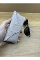 Étui à lunettes en cuir de crocodile pour hommes et femmes