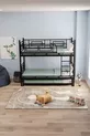 Lit superposé et lit simple en métal pour enfants Defne Yavrulu  Noir