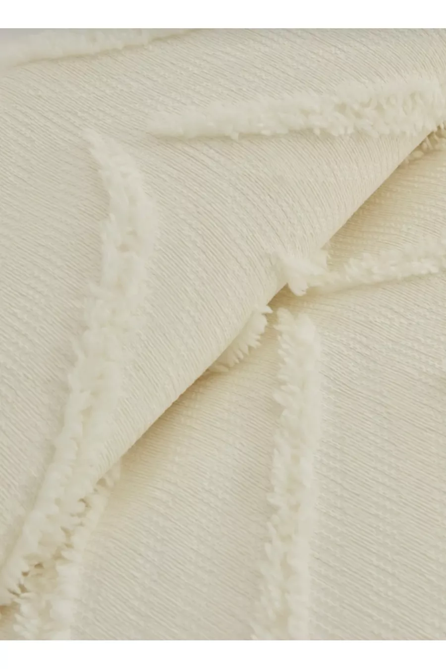 Merve 3 Pièces Housse de Lit Double Crème