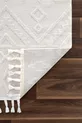Tapis Malta Scandinave Crème pour Couloir Salon Séjour Chambre Cuisine Tapis Tissé à la Machine A