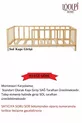 Lit Montessori Unisexe pour Bébé et Enfant en Bois Naturel