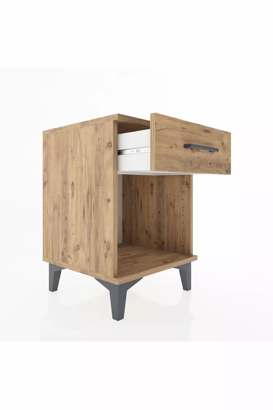 Table de chevet Hyperion avec un tiroir, pin-pin