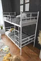 Koza Ranza Lit Superposé Compatible avec Matelas Blanc Métal Amovible