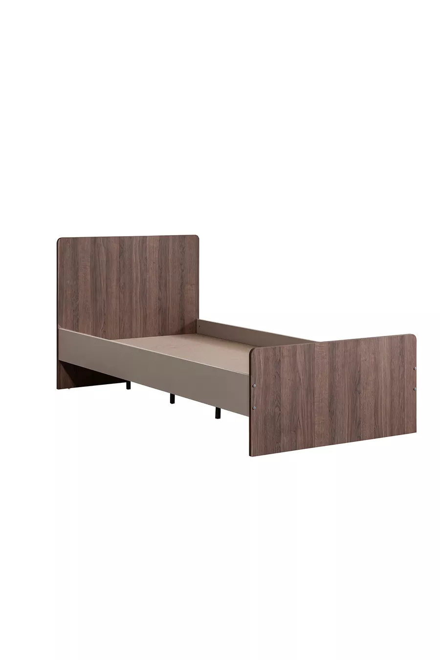 Lit superposé Ranza Milano avec bureau double moderne + 2 matelas Comfort