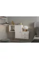 Ensemble de chambre modulaire avec armoire à tiroirs et étagère avec portes