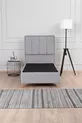 Ensemble tête de lit et sommier coffre Gold Therapy Gris (LIT NON INCLUS)
