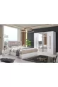 Ensemble de chambre à coucher Şehzade Beyaz Avrasya