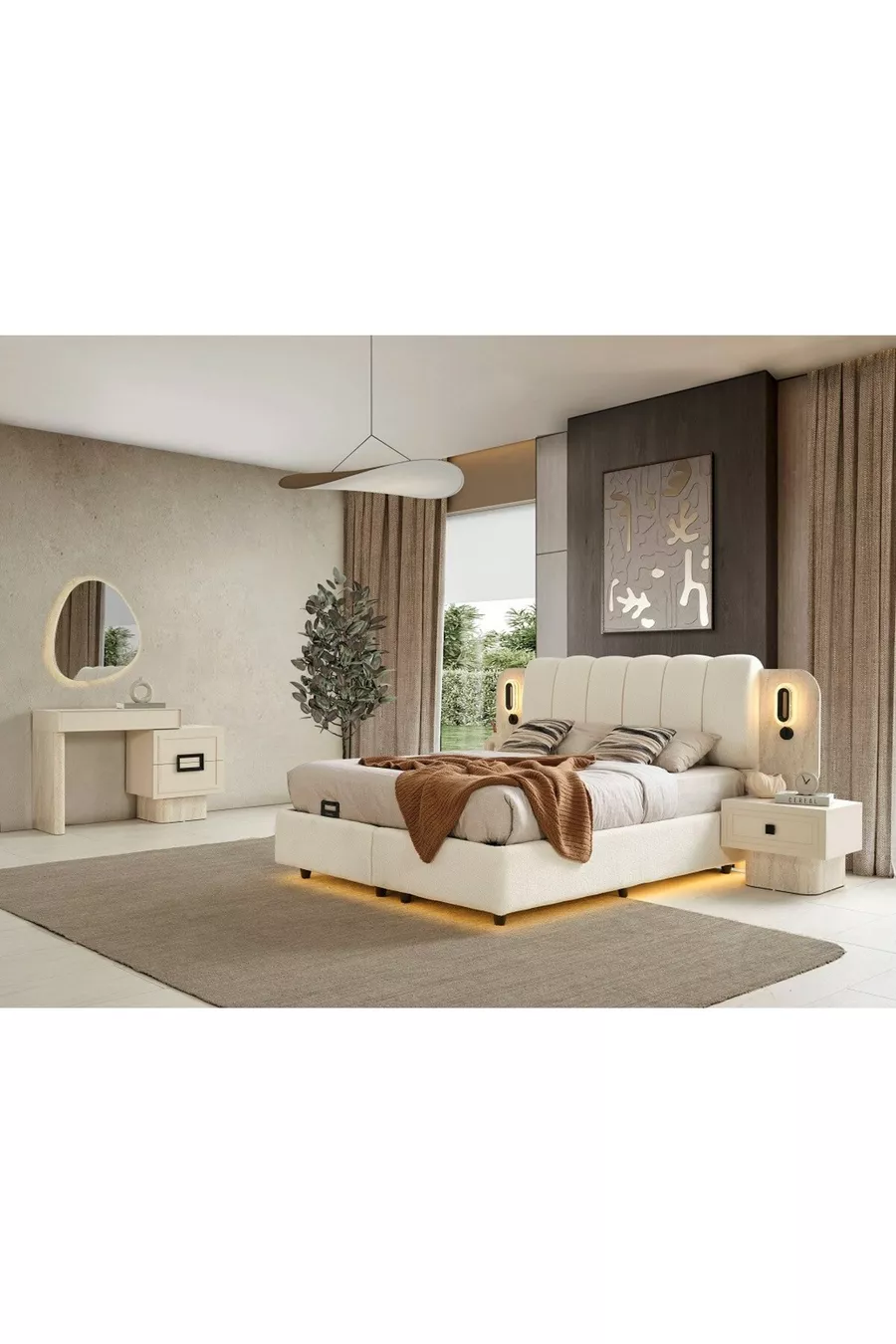 ENSEMBLE DE CHAMBRE À COUCHER MDF KALAMIŞ