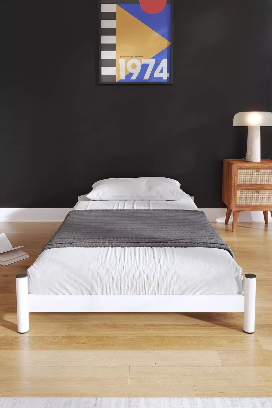 Arya Lit Superposé avec Tiroir Compatible Lit Blanc | Produit Superposé avec Tiroir - Lit au Sol