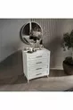Ensemble de chambre à coucher complet en MDF blanc avec 6 portes Gözde, montage gratuit