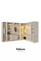 Chambre à coucher Bern avec lit et armoire