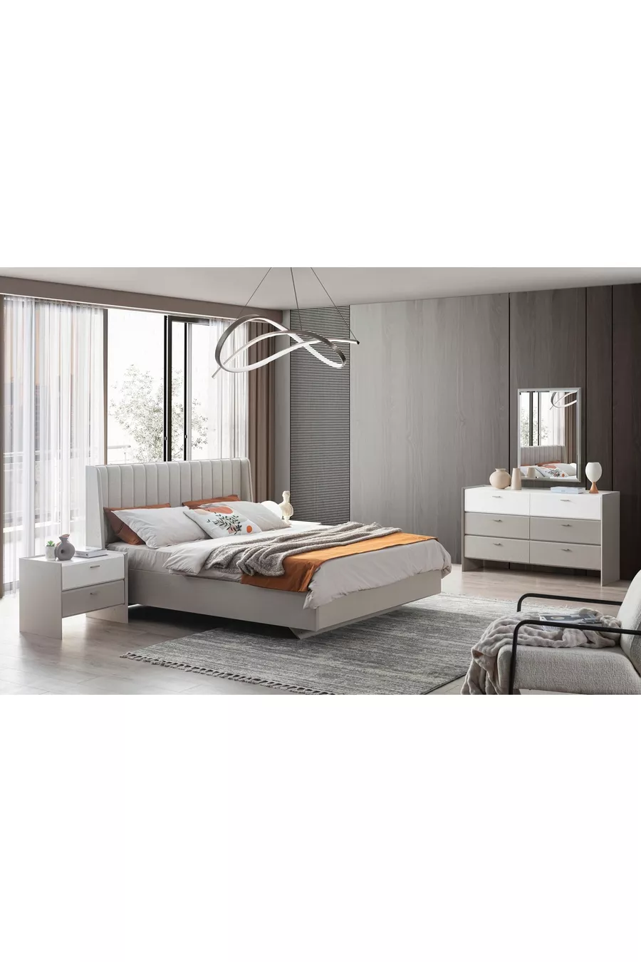 ENSEMBLE DE CHAMBRE EDEL, 6 PORTES