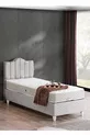 Sommier, Ensemble Double Tendence, Tête de lit simple - Gris