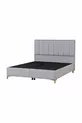 Lit coffre Gold Therapy gris (TÊTE DE LIT ET MATELAS NON INCLUS)