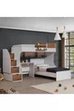 Lits superposés, lits superposés Aura avec lit, armoire à 3 portes + 2 matelas Comfort