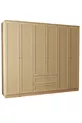 Armoire Baru à 6 portes et 2 tiroirs