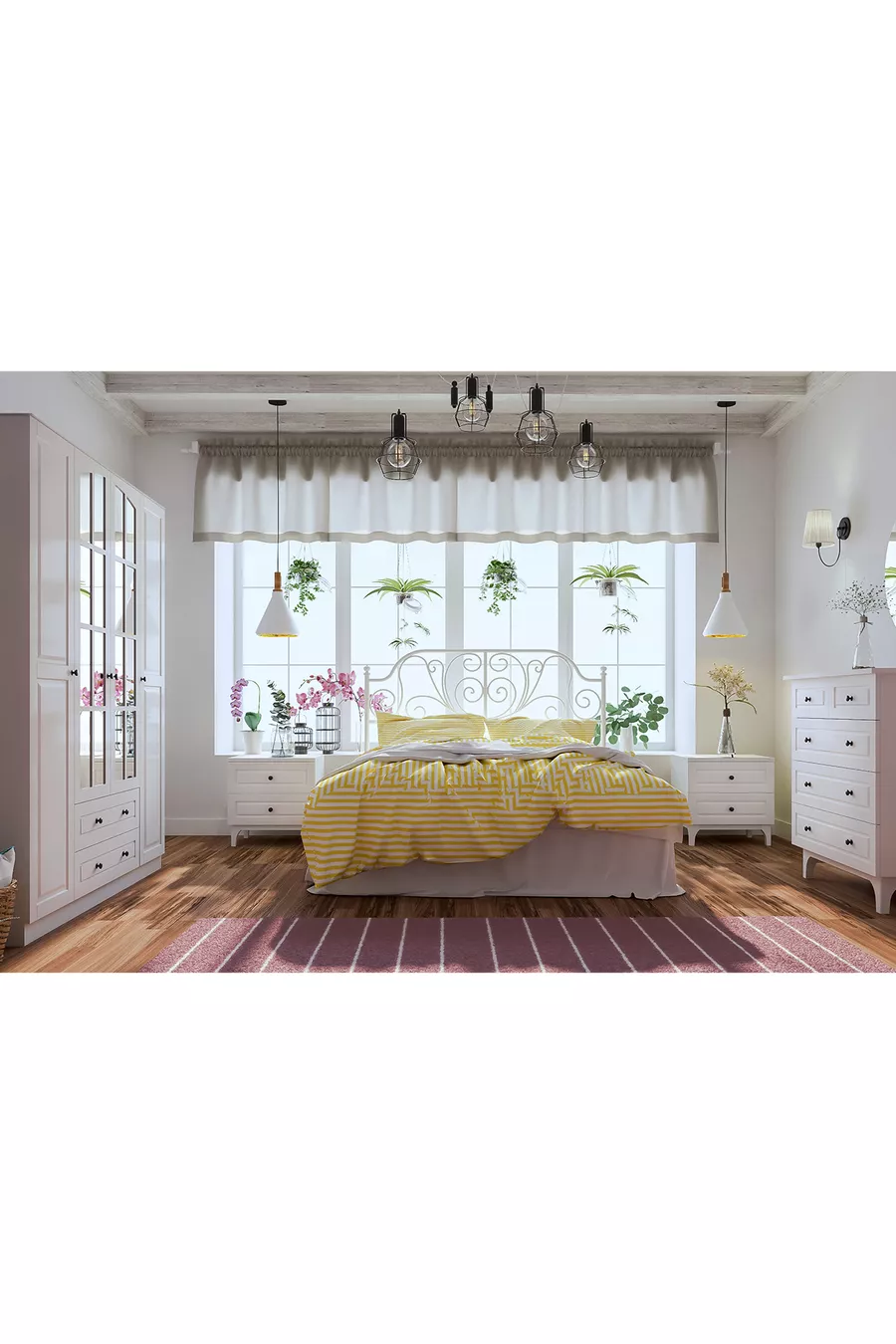 Beyza Country 4 portes 2 tiroirs