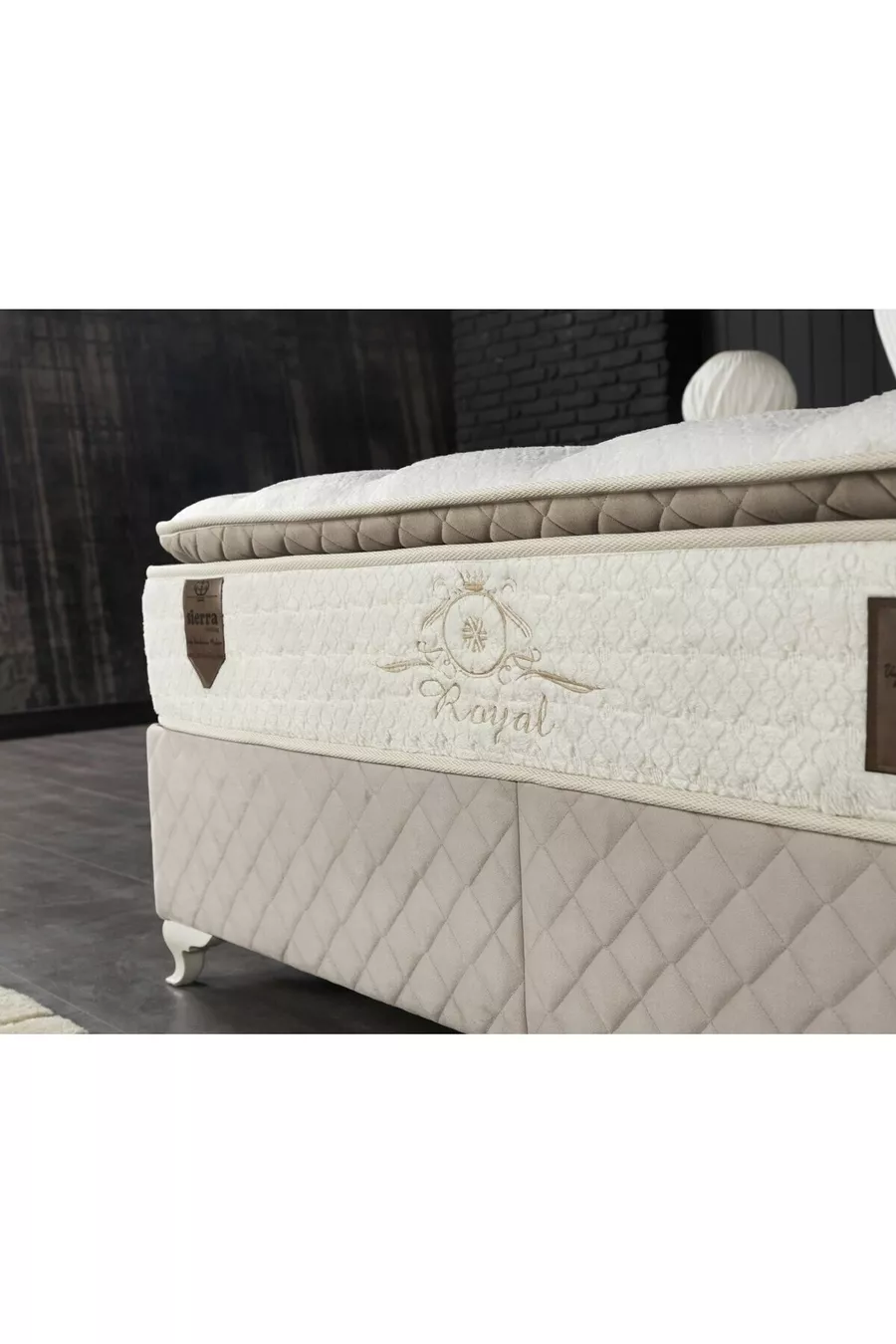 Matelas ultra orthopédique avec rembourrage complet en plume de lapin Luvita