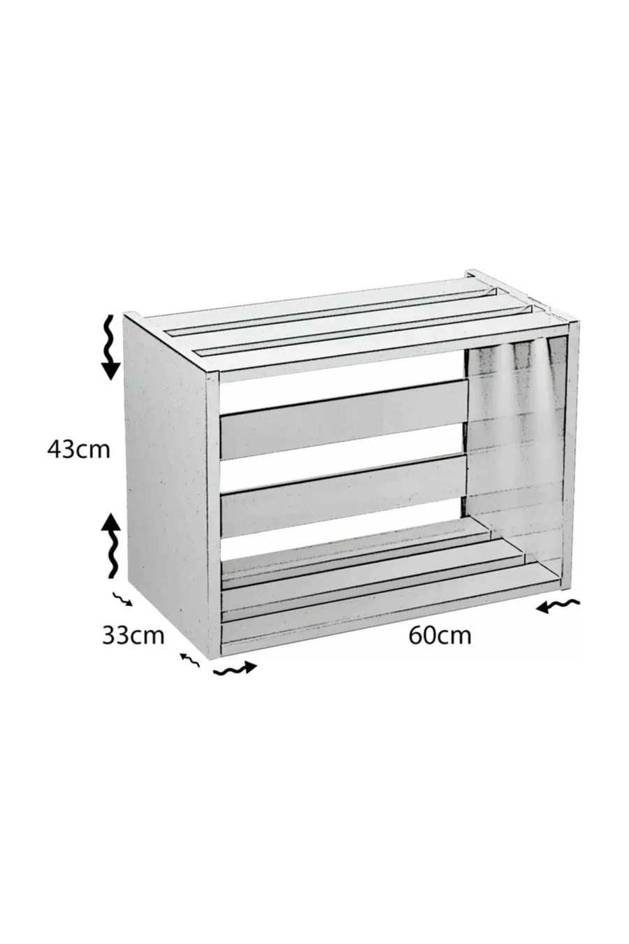 Commode Huga blanc cassé