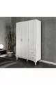 Armoire de campagne Kartopu à 3 portes et 2 tiroirs - MDF de première qualité
